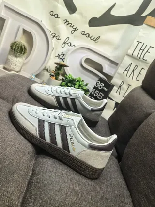 Adidas Spezial Off-White et Marron chaussures lifestyle 7