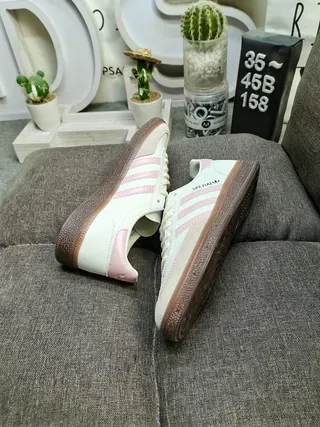 Adidas Spezial Pink Three Stripes Lifestyle Sneakers 6