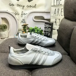 Adidas Spezial White and Silver Lifestyle Sneakers
