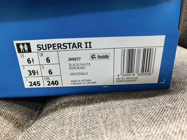 Adidas Superstar Black and White Lifestyle Sneakers 2