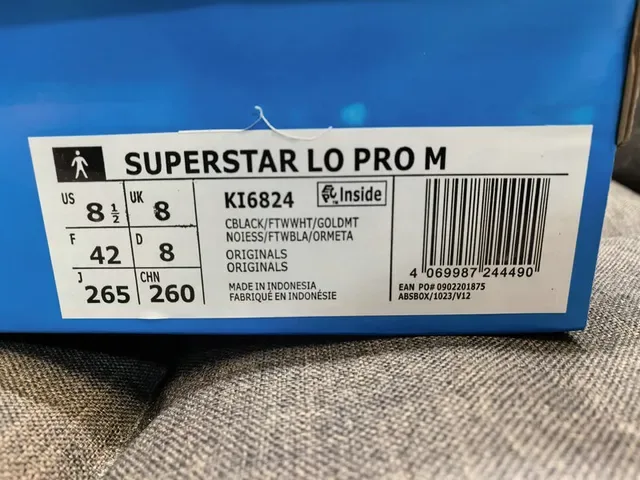 Adidas Superstar Black and White Lifestyle Sneakers 2