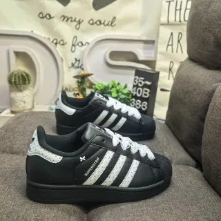 Adidas Superstar Black and White Lifestyle Sneakers