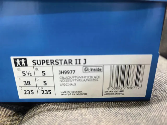 Adidas Superstar Black and White Lifestyle Sneakers 2