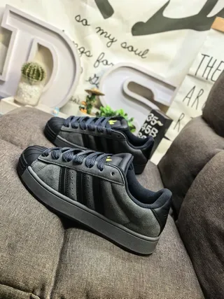 Adidas Superstar Chaussures lifestyle gris foncé et noir 7