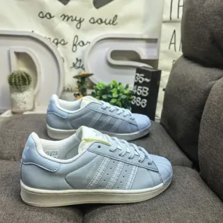 Adidas Superstar Light Blue Lifestyle Sneakers