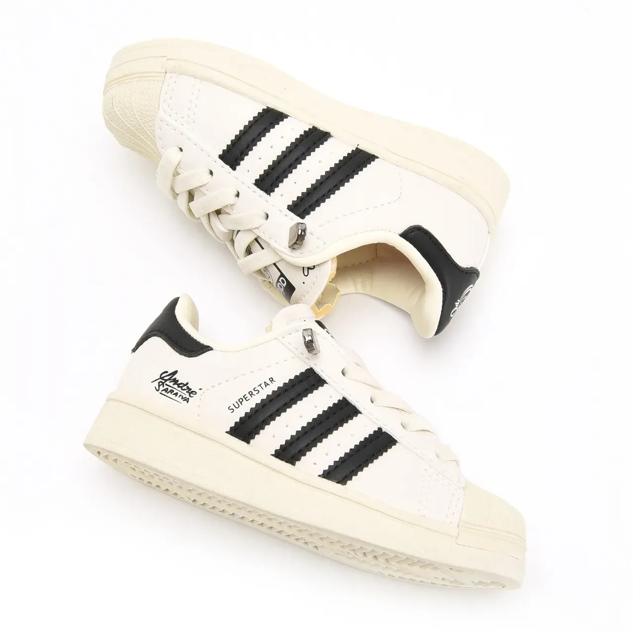 Adidas Superstar Off-White Shell Toe Lifestyle Sneakers 18