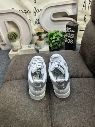 Adidas Superstar Silver Star-Print Lifestyle Sneakers 8