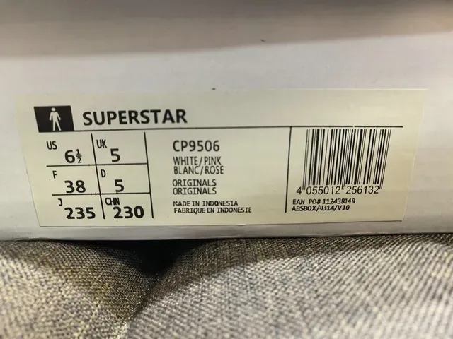 Adidas Superstar White and Peach Lifestyle Sneakers 2