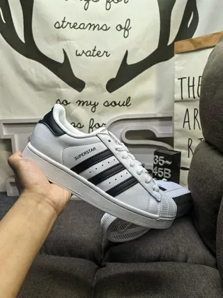 Adidas Superstar White Black Lifestyle Sneakers 5
