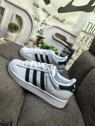 Adidas Superstar White Black Lifestyle Sneakers 7