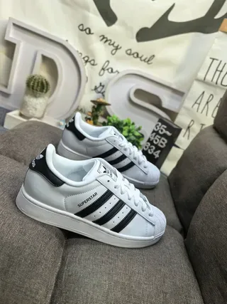 Adidas Superstar White Black Lifestyle Sneakers 9