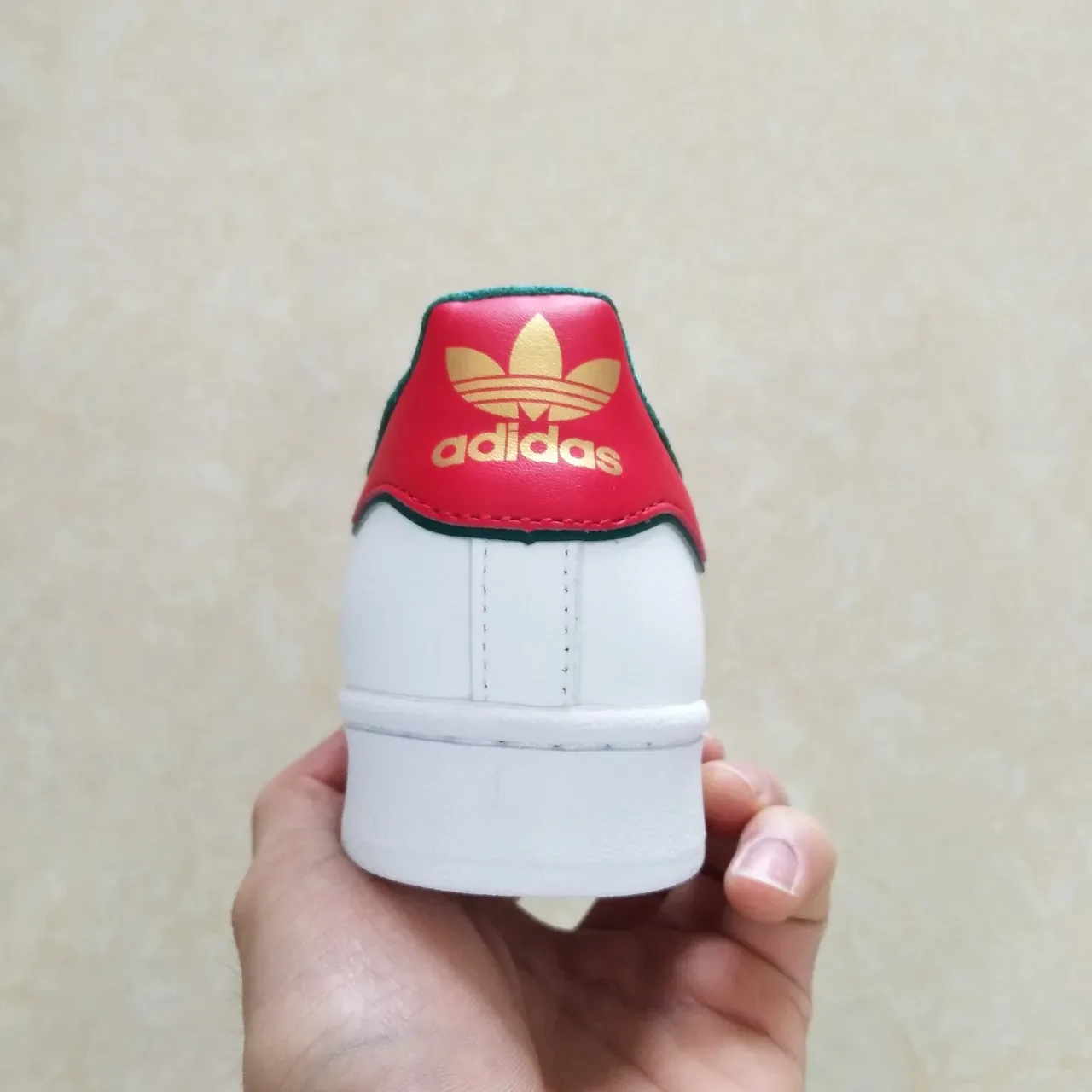 Adidas Superstar White Red Green Lifestyle Sneakers 22