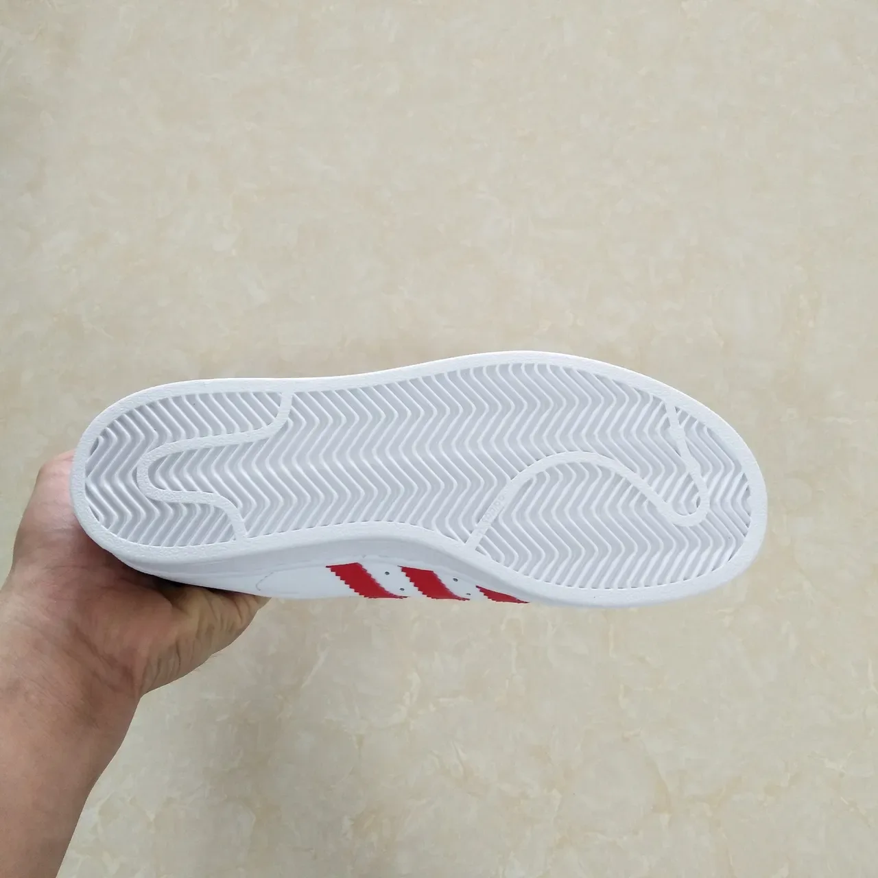 Adidas Superstar White Red Green Lifestyle Sneakers 23