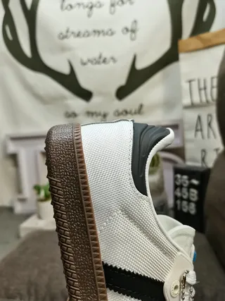 Adidas White Black Low-Top Three-Stripe Side Panel Lifestyle Sneakers 3
