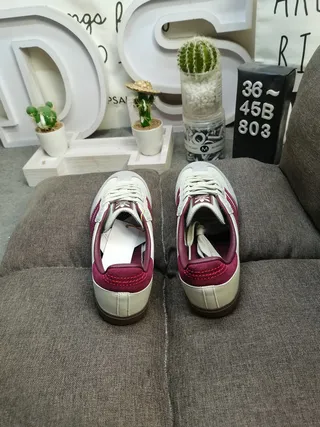 Adidas White Burgundy Low-Top Cupsole Lifestyle Sneakers 8