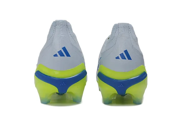 Adidas Blanc Vert Collet à Chaussette Clous Coniques Moldés Herbe Artificielle Chaussures de Football 4