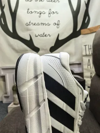Adidas White Navy Red Triple Stripe Lifestyle Sneakers 23