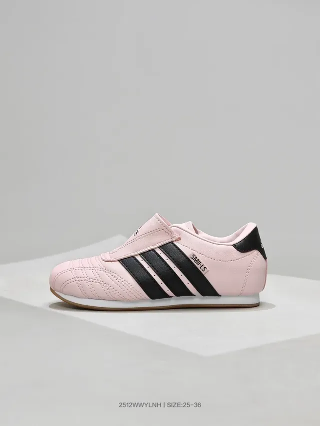 Adidas White Purple Laceless Velcro Closure Quilted Upper Sneakers 5