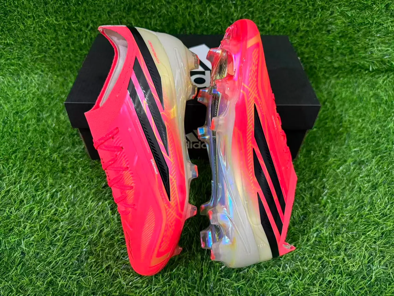 Adidas X Hyperfast Iridescent Pink Firm-Ground Soccer Shoes 5