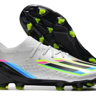 Adidas X Speedflow Multicolor Silver Black Neon Lime Firm-Ground Soccer Shoes
