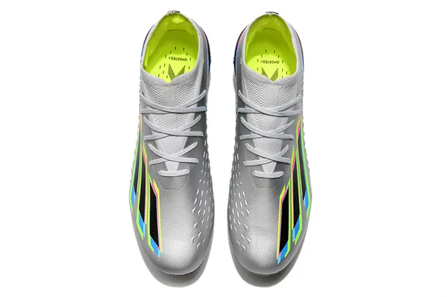 Adidas X Speedflow Multicolor Silver Black Neon Lime Firm-Ground Soccer Shoes 5