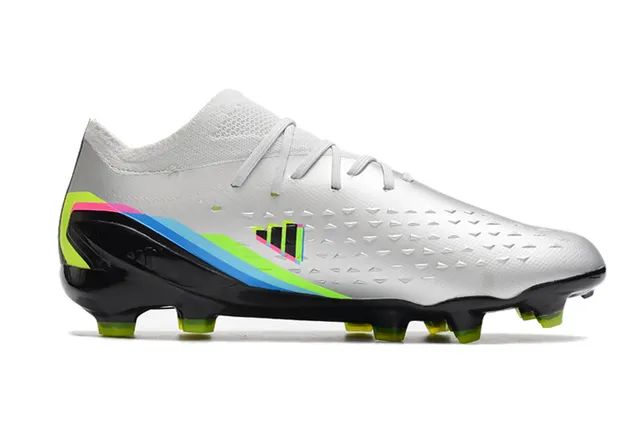 Adidas X Speedflow Multicolor Silver Black Neon Lime Firm-Ground Soccer Shoes 10