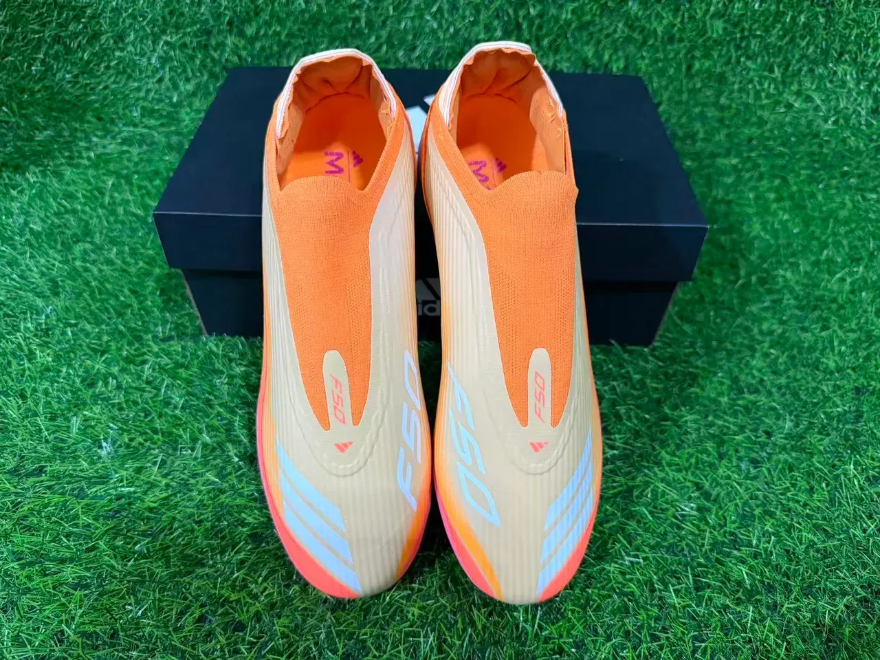 Adidas X Speedflow Orange White Pink Turf Soccer Shoes 7