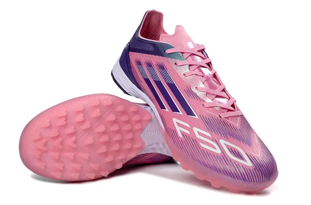 Adidas X Speedflow Chaussures de football rose violet gazon 4