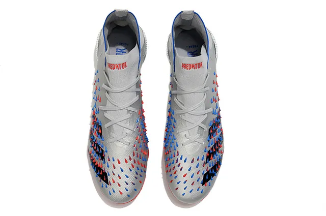 Adidas X Speedflow Silver Red Blue Firm-Ground Soccer Shoes 2