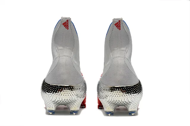 Adidas X Speedflow Silver Red Blue Firm-Ground Soccer Shoes 4