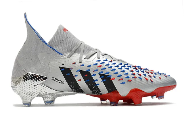 Adidas X Speedflow Silver Red Blue Firm-Ground Soccer Shoes 7