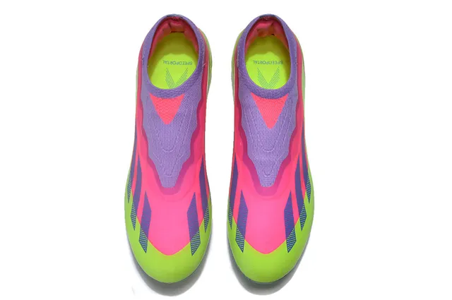 Adidas X Speedportal Neon Lime Magenta Purple Firm-Ground Soccer Shoes 2