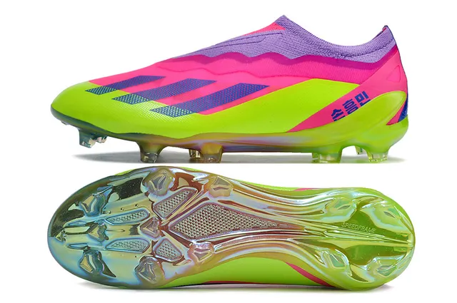 Adidas X Speedportal Neon Lime Magenta Purple Firm-Ground Soccer Shoes 5