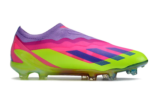 Adidas X Speedportal Neon Lime Magenta Purple Firm-Ground Soccer Shoes 7