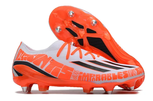 Adidas X Speedportal Orange Noir Bleu sarcelle terrain ferme Chaussures de football 5