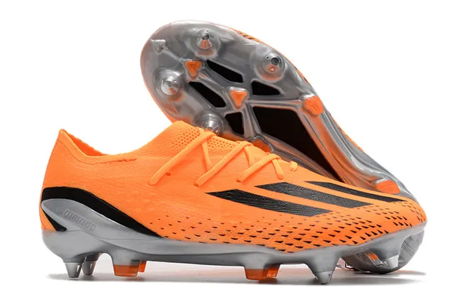 Adidas X Speedportal Orange Noir Bleu sarcelle terrain ferme Chaussures de football 14