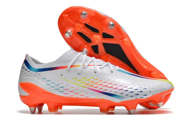 Adidas X Speedportal Orange Noir Bleu sarcelle terrain ferme Chaussures de football 16