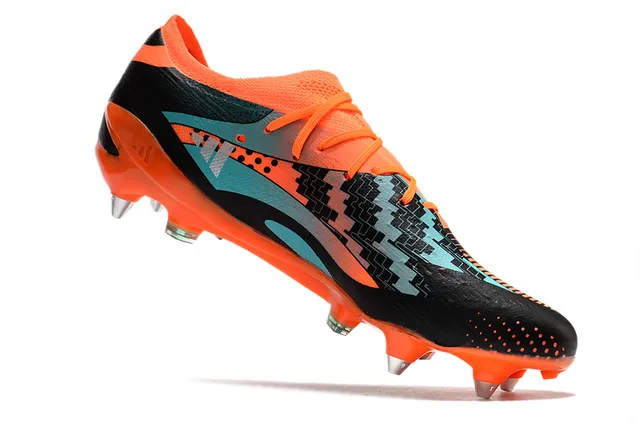 Adidas X Speedportal Orange Noir Bleu sarcelle terrain ferme Chaussures de football 23