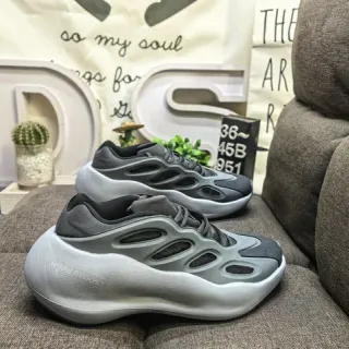 Adidas Yeezy Foam Runner Gray-Black Chunky Sneakers