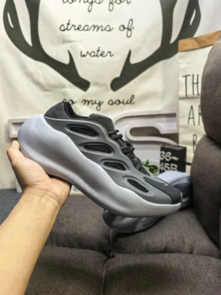 Adidas Yeezy Foam Runner Gray-Black Chunky Sneakers 5
