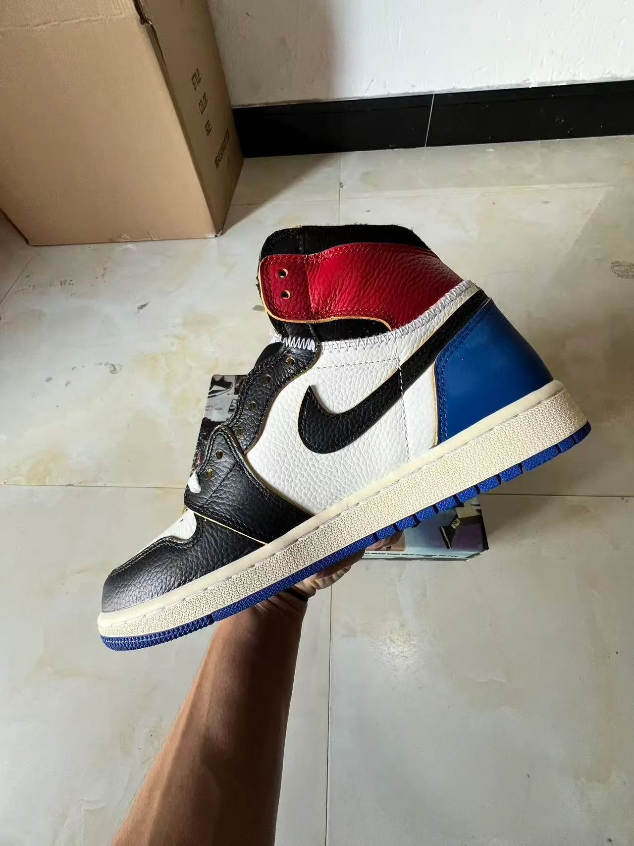 Air Jordan 1 High Multi-Color Basketball Shoes 5