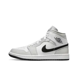 Air Jordan 1 Mid Branco Preto Tênis de Basquete