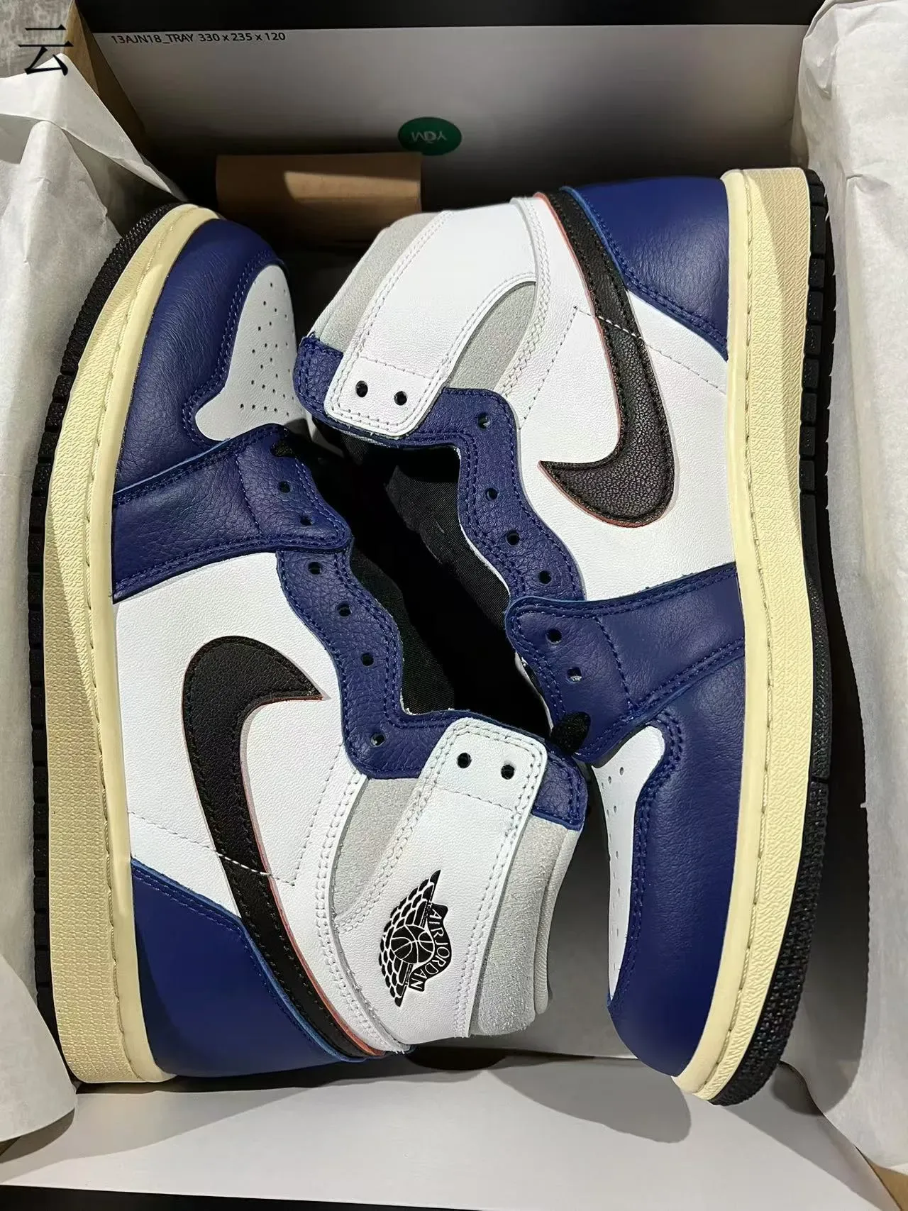 Air Jordan 1 Royal Blue White Black Chaussures de Basketball 9