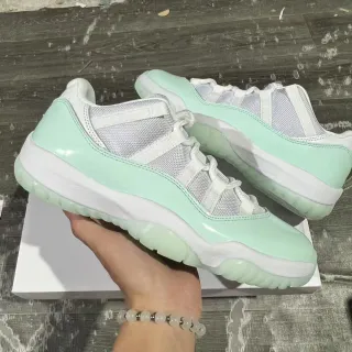 Air Jordan 11 Mint Green Patent Leather Basketball Shoes