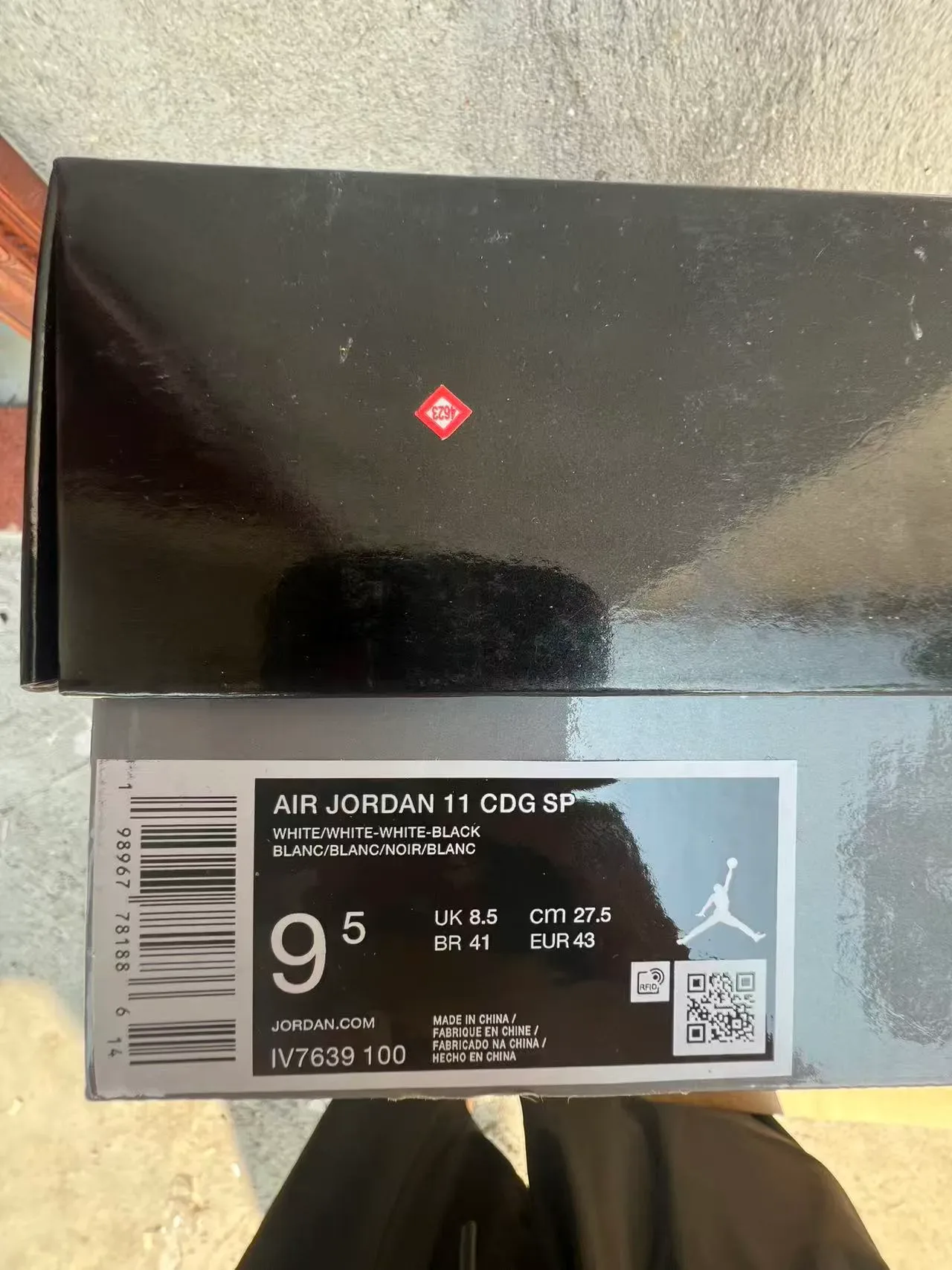 Air Jordan 11 Monocromáticos Brancos Tênis de Basquete 10