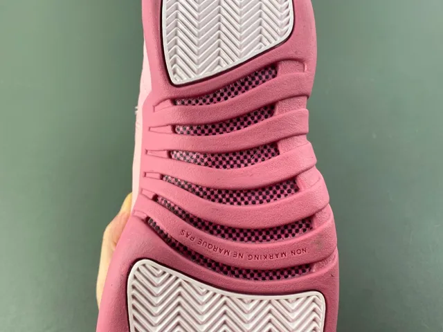 Air Jordan 12 Monochromatic Pink Basketball Shoes 10