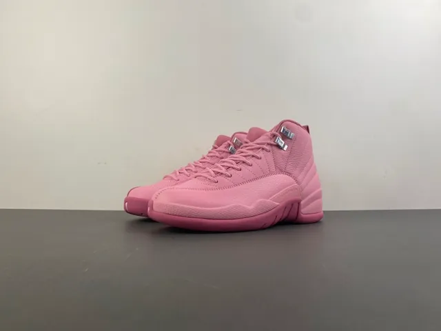Air Jordan 12 Monochromatic Pink Basketball Shoes 11