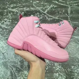 Air Jordan 12 Monochromatic Pink Basketball Shoes