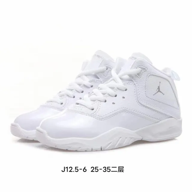 Air Jordan 12 Retro White Black Red Basketball Shoes 2
