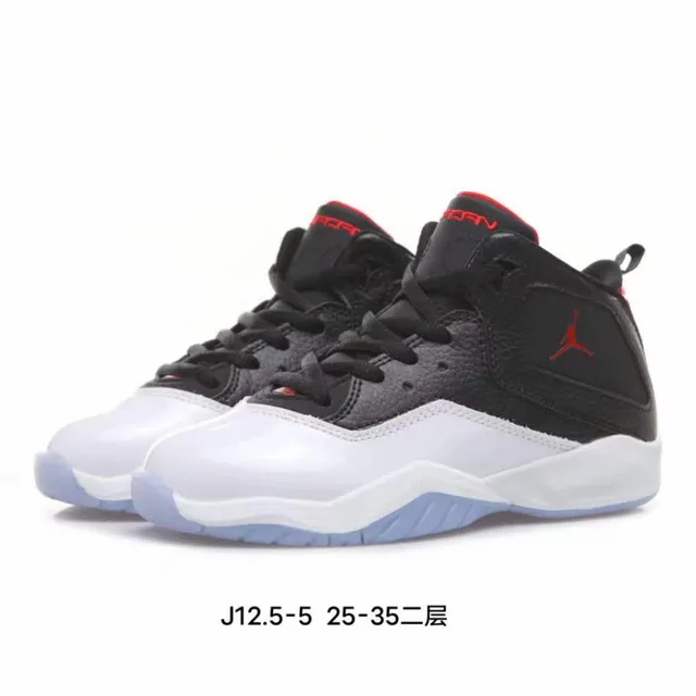Air Jordan 12 Retro White Black Red Basketball Shoes 3